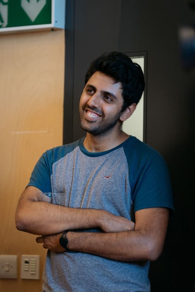 Vinay Patel in An Adventure rehearsals © Helen Murray